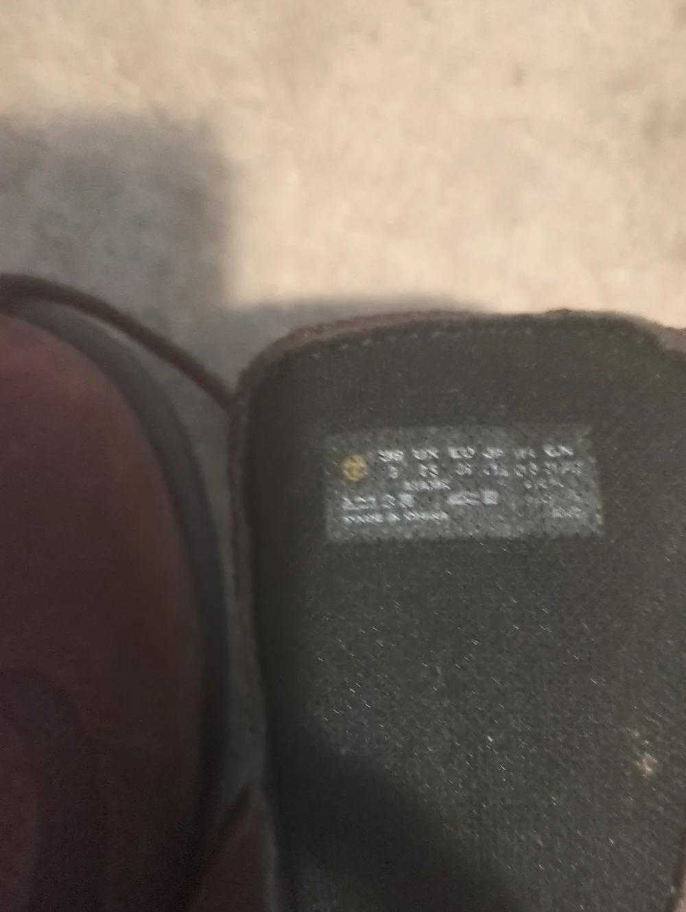 Timberland PRO maroon durable collar
